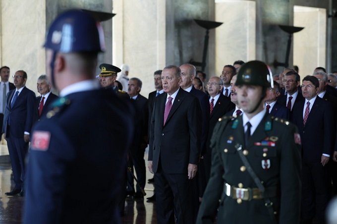 30 Ağustos Zafer Bayramında devler erkanı Anıtkabir'de düzenlenen törenlere katıldı