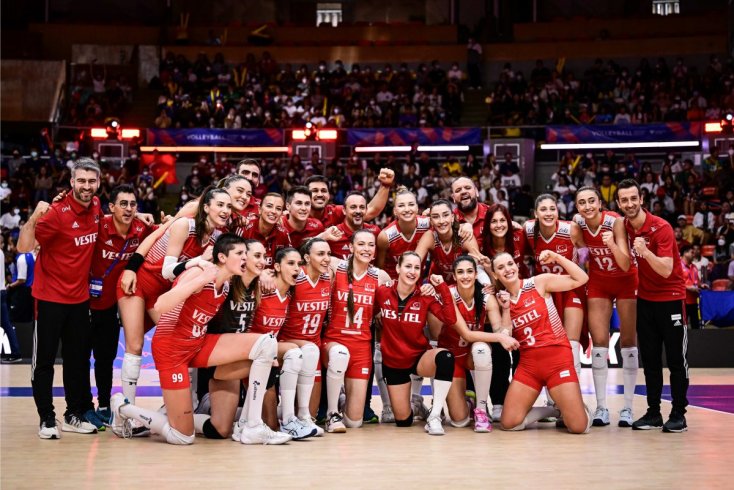 A Milli Kadın Voleybol Takımımız, Hırvatistan’ı 3-0 yendi