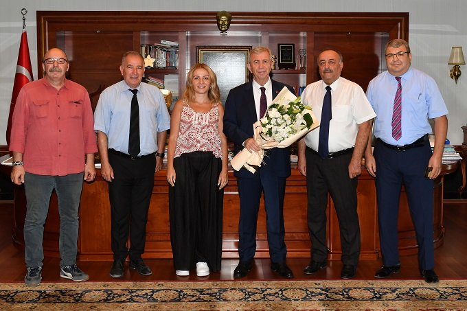 ABB Başkanı Mansur Yavaş’ı Türkiye Emekliler Derneği ziyaret etti