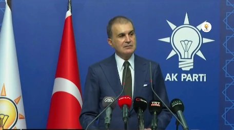 AKP Sözcüsü Ömer Çelik MYK açıklamasında; İsrail’le hassasiyetlerimizi koruyarak müzakere etmeliyiz ve bunları konuşarak çözmeliyiz