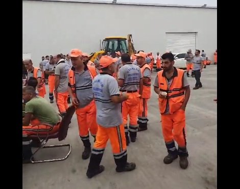 AKP'li Esenler Belediyesi'nde işçiler kötü çalışma koşulları nedeniyle iş bıraktı