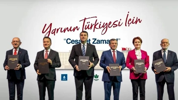 Altılı Masa Ankara'da Ortak Politikalar Mutabakat Metnini açıklayacak Altılı Masa Ankara'da Ortak Politikalar Mutabakat Metnini açıklayacak