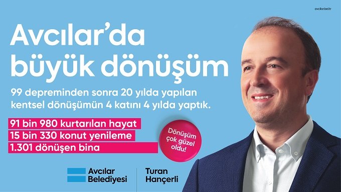 Avcılar'da 4 yılda 15 bin 330 konut yenilendi, 1,301 bina dönüştü