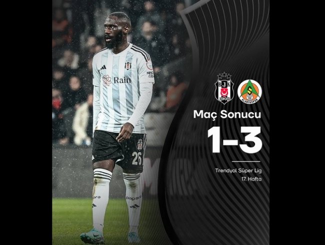 Beşiktaş 1-3 Corendon Alanyaspor