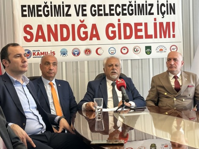 Birleşik Kamu-İş Konfederasyonu; 28 Mayıs'ta Cumhuriyetimize ve oyumuza sahip çıkacağız!