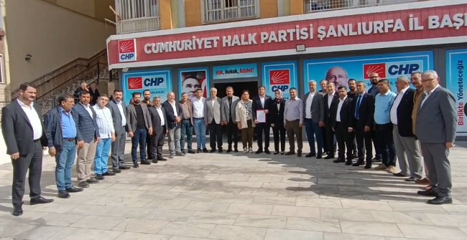 CHP Şanlıurfa İl Örgütü'nden Kılıçdaroğlu'na Tam Destek!