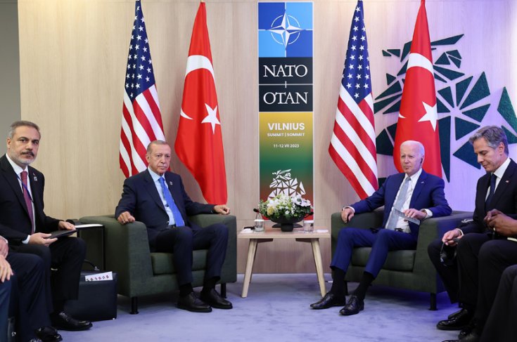 Cumhurbaşkanı Erdoğan, ABD Başkanı Biden ile görüştü