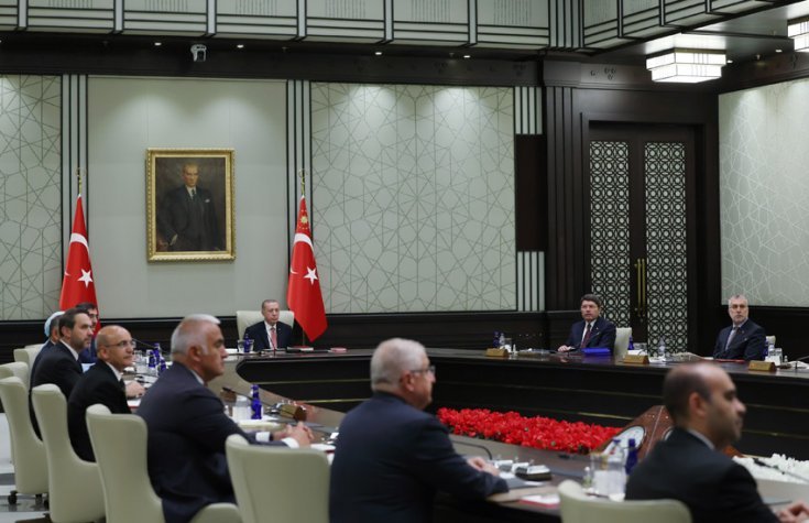 Cumhurbaşkanlığı Kabinesi, Erdoğan başkanlığında toplandı