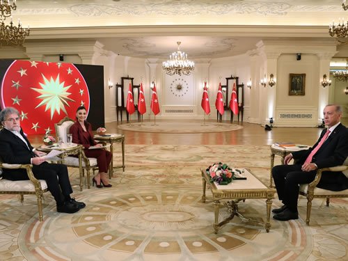 Erdoğan, CNN Türk-Kanal D ortak yayınına katıldı