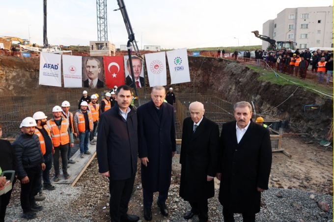 Erdoğan, Kahramanmaraş’ta Deprem Konutları Temel Atma Töreni’ne katıldı