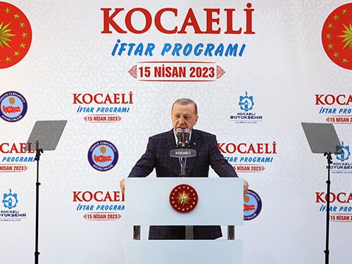 Erdoğan, Kocaeli'de katıldığı iftarda konuştu