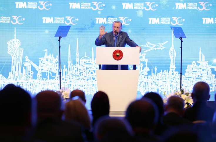 Erdoğan TİM Genel Kurulunda konuştu; Millete demokrasi vadedenlerin, iş koltuktan kalkmaya gelince bir gecede nasıl diktatör oldukları anlaşıldı!