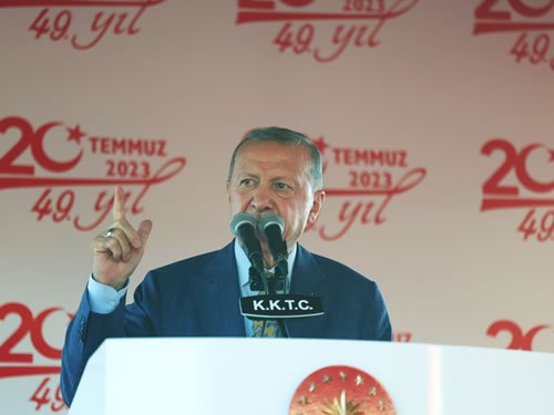 Erdoğan; Türkiye ve Kıbrıs Türkleri, hiçbir zaman müzakereden, uzlaşıdan kaçmamıştır