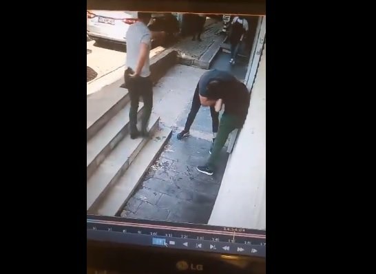 Gazeteci Sinan Aygül'e saldırı anı güvenlik kamerası görüntülerinde