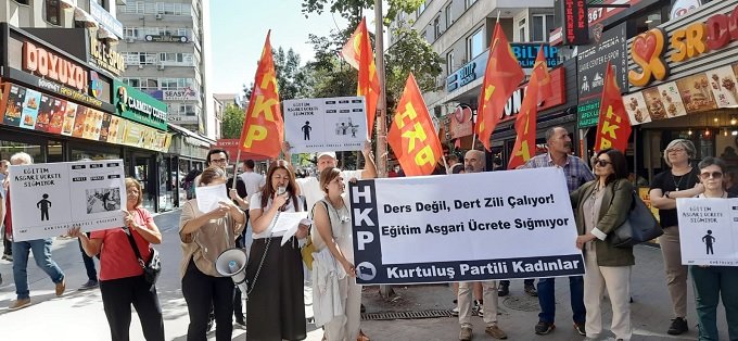 HKP üyeleri, yeni eğitim öğretim yılının başlamasına sayılı saatler kala artan yaşam pahalılığına dikkat çekti