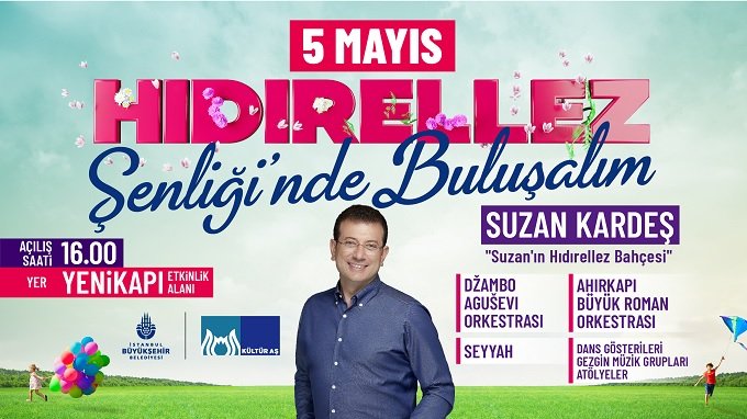 İBB; Hıdırellez Şenliğinde buluşalım İBB; Hıdırellez Şenliğinde buluşalım
