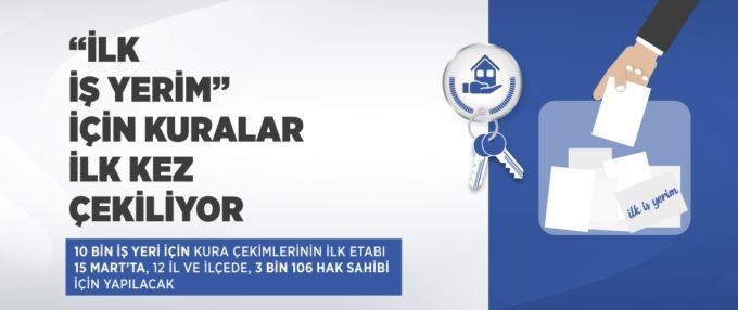 ‘İlk İş Yerim’ için kuralar ilk kez çekilecek ‘İlk İş Yerim’ için kuralar ilk kez çekilecek