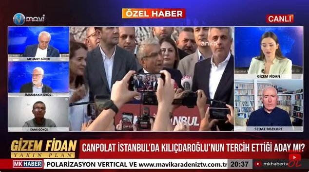 İmambakır Üküş; 'CHP İstanbul için Çelik ve Canpolat açıklama yaptı. 8 Ekim'e kadar uzun bir zaman var; Daha bu hamur çok su kaldırır'