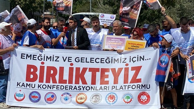 Kamu Konfederasyonları Platformu, 7. Dönem Toplu Sözleşme görüşmeleri öncesi 81 ilde eylem ve basın açıklaması yaptı; 'Toplu görüşmeler kapalı kapılar ardında olmamalıdır. Görüşmeler canlı yayınlanmalıdır' Kamu Konfederasyonları Platformu, 7. Dönem Toplu Sözleşme görüşmeleri öncesi 81 ilde eylem ve basın açıklaması yaptı; 'Toplu görüşmeler kapalı kapılar ardında olmamalıdır. Görüşmeler canlı yayınlanmalıdır'