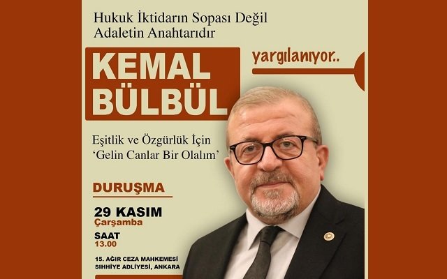 Kemal Bülbül, Afrin operasyonuna ilişkin sosyal medya paylaşımları nedeniyle yargılanıyor