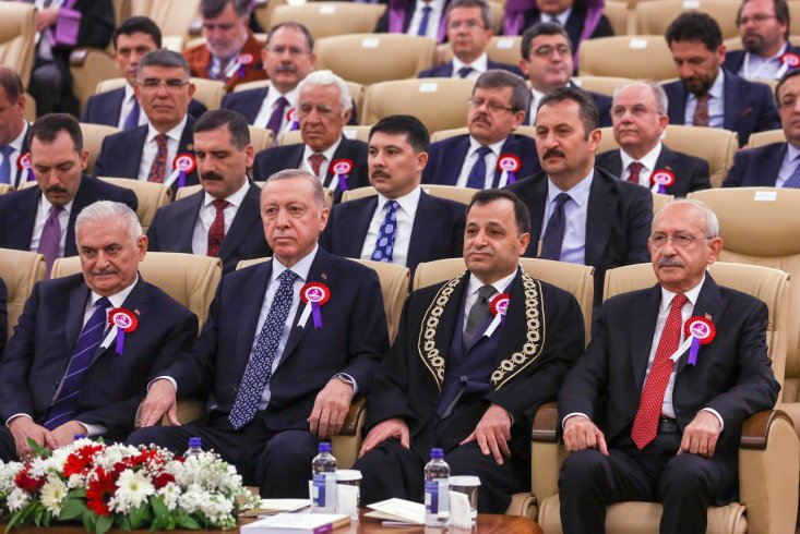 Kılıçdaroğlu, Anayasa Mahkemesi’nin 61’nci kuruluş yıl dönümü törenine katıldı
