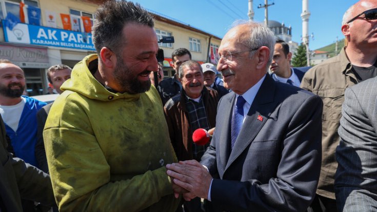 Kılıçdaroğlu: 'Bu ülkeye madencilerimiz için de baharı getireceğim, Sana Söz' Kılıçdaroğlu: 'Bu ülkeye madencilerimiz için de baharı getireceğim, Sana Söz'
