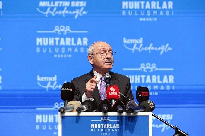 Kılıçdaroğlu, Mersin Yenişehir''de Muhtarlarla buluştu