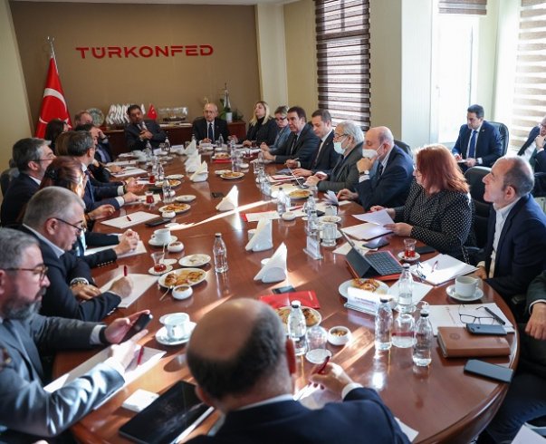 Kılıçdaroğlu, TÜRKONFED'i ziyaret etti Kılıçdaroğlu, TÜRKONFED'i ziyaret etti