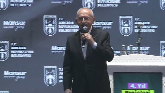 Kılıçdaroğlu ve Millet İttifakı liderleri Ankara Büyükşehir Belediyesinin 4. yıl hizmet tanıtım toplantısına katıldı