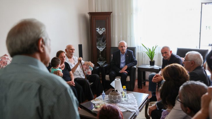 Kılıçdaroğlu'ndan, Burak Kan'ın ailesine taziye ziyareti