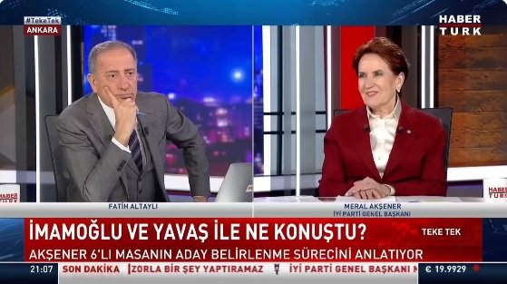 Meral Akşener; Başkan yardımcısı olma talebim olmadı