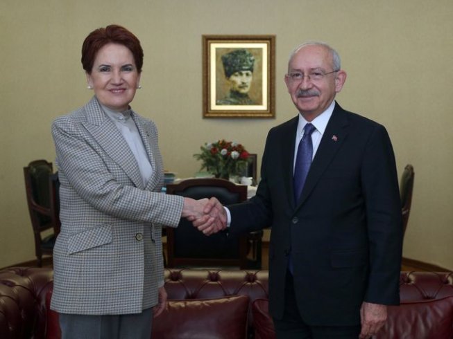 Meral Akşener, Kemal Kılıçdaroğlu'nu ziyaret etti