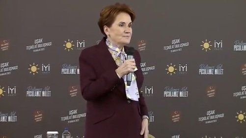 Meral Akşener'den Uşak'ta 'Operasyon' çıkışı; Eğer savaş ilanıysa kabul ediyorum, varım'