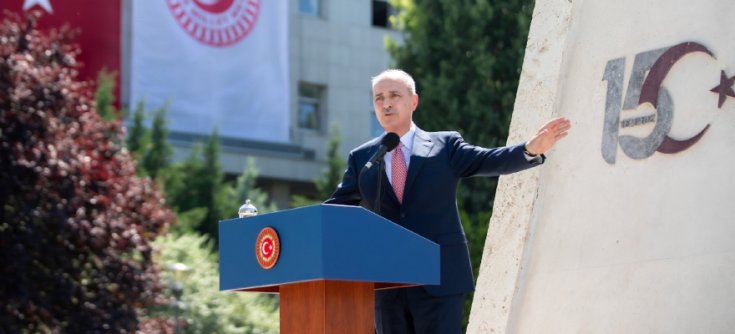 TBMM Başkanı Numan Kurtulmuş; 'O akşam bombalar sadece TBMM'yi yok etmek için değil, Türkiye'nin bağımsızlığını, demokrasisini, geleceğini yok etmek için atıldı'