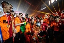 Galatasaray, Ali Sami Yen Spor Kompleksi Nef Stadyumu’nda şampiyonluk şöleni düzenledi