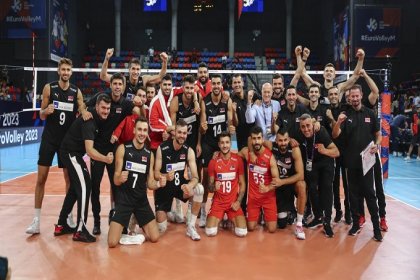 A Milli Erkek Voleybol Takımımız, 2023 CEV Avrupa Voleybol Şampiyonasında Yunanistan’ı 3-1 yendi