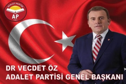 Adalet Partisi Genel Başkanı Dr. Vecdet Öz, Partimizin GİK kararı; 'hiçbir beklenti içinde olmadan Sayın Kemal Kılıçdaroğlu’na destek vermek yönündedir'