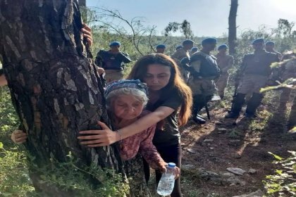 Akbelen Ormanı'nda Limak jandarma denetiminde ağaç kesmeye devam ediyor