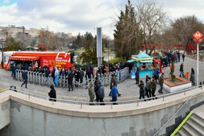 Ankara Büyükşehir Belediyesi'nin uygun fiyatlı et satışına yoğun ilgi