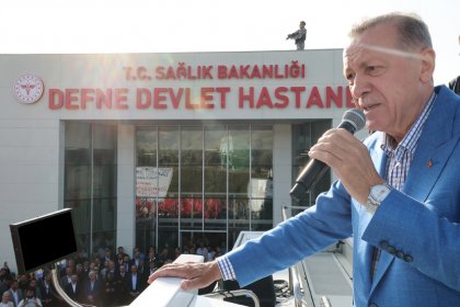 Erdoğan, '1.000 yataklı Hatay Şehir Hastanemizin projesi hazırlandı. İnşallah en kısa sürede ihalesini yapıyoruz'