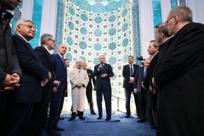 Erdoğan, Barbaros Hayrettin Paşa Camii’nin açılışını gerçekleştirdi