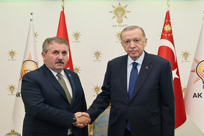 Erdoğan, BBP Genel Başkanı Destici’yi kabul etti