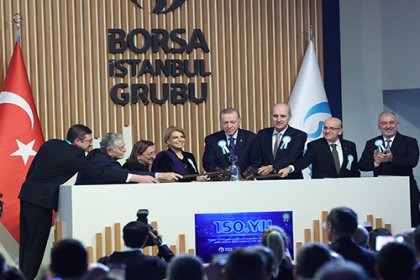 Erdoğan, Borsa İstanbul 150. Yıl Gong töreninde konuştu; Borsa İstanbul'u yıpratmayı amaçlayan bütüncül bir kampanya yürütüldü!