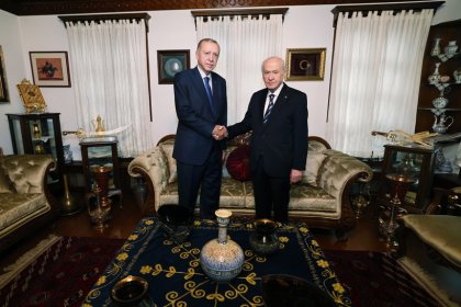 Erdoğan, Devlet Bahçeli'yi konutunda ziyaret etti