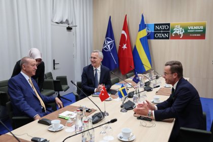 Erdoğan, İsveç Başbakanı ve NATO Genel Sekreteri ile üçlü görüşme gerçekleştirdi