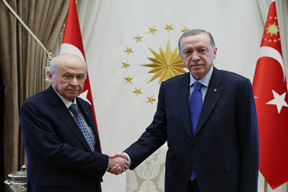 Erdoğan, MHP Genel Başkanı Bahçeli’yi kabul etti