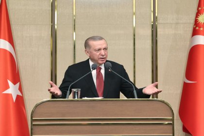 Erdoğan muhtarlar buluşmasında konuştu; Enflasyonla mücadelede kesinlikle geri adım atmayacağız!