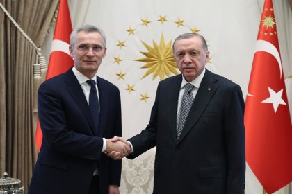 Erdoğan, NATO Genel Sekreteri Stoltenberg ile görüştü