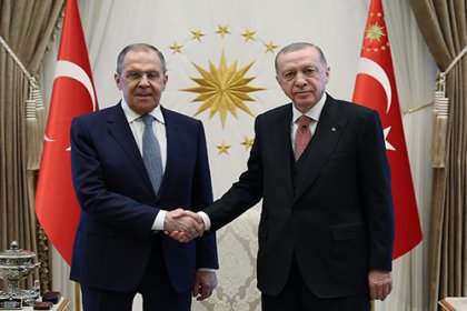 Erdoğan, Rusya Dışişleri Bakanı Lavrov ile görüştü
