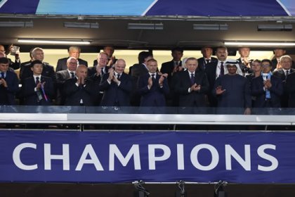 Erdoğan, UEFA Şampiyonlar Ligi final karşılaşmasını izledi